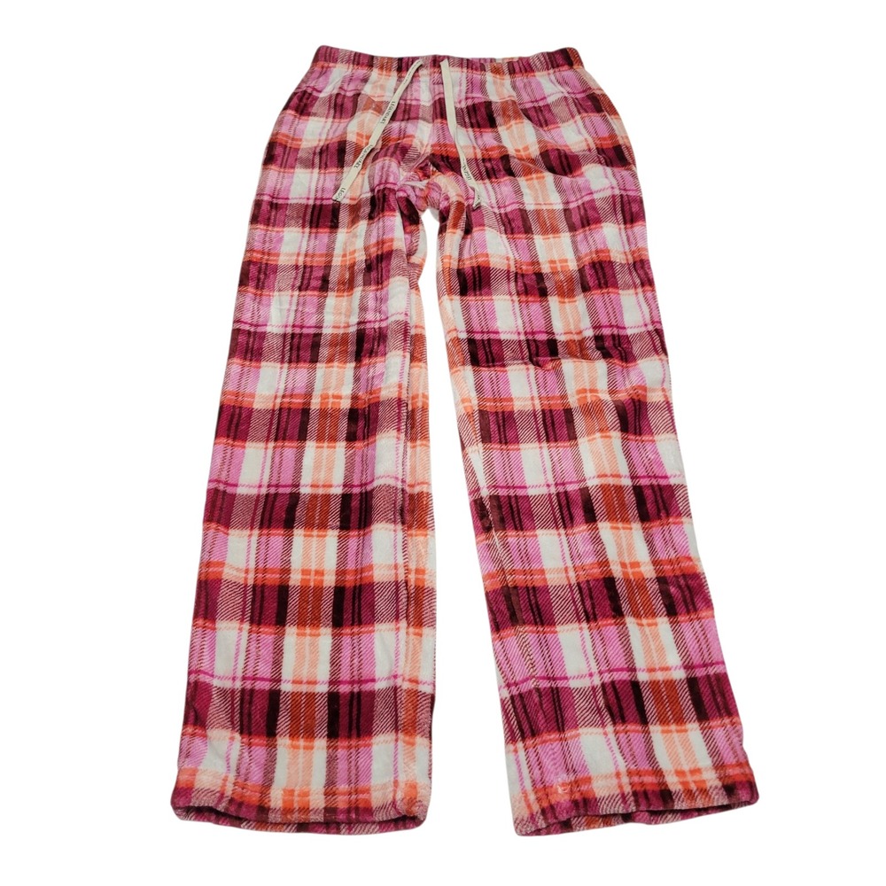 PINK Victoria's Secret Plaid Flannel Pajama Pants Women's Medium‎ M